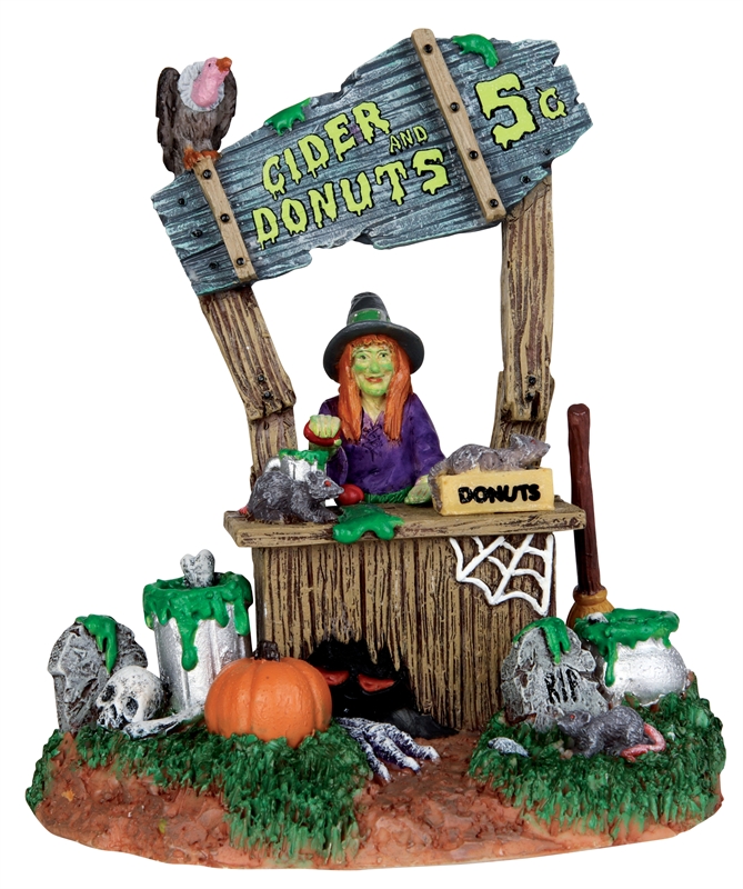 Lemax 03823 TIP THE TOMBSTONE Spooky Town Table Accent Carnival Halloween G I