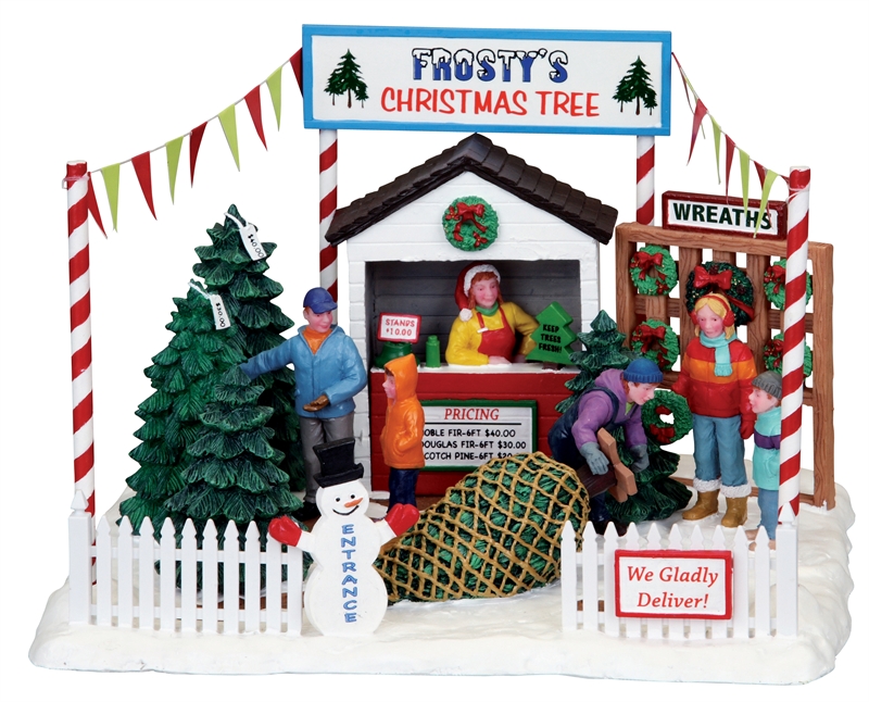 Frosty's Christmas Tree Lot Lemax Village