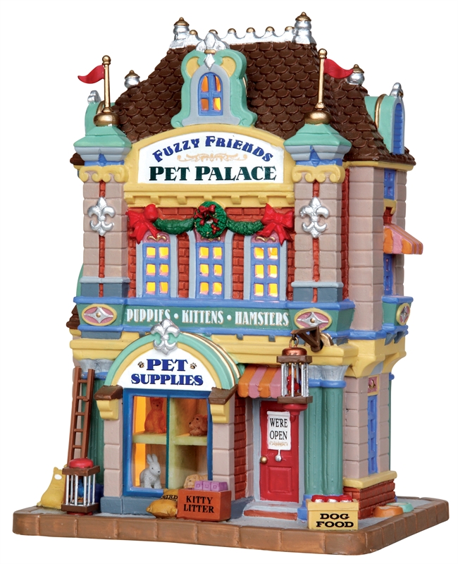 Fuzzy Friends Pet Palace Lemax Village