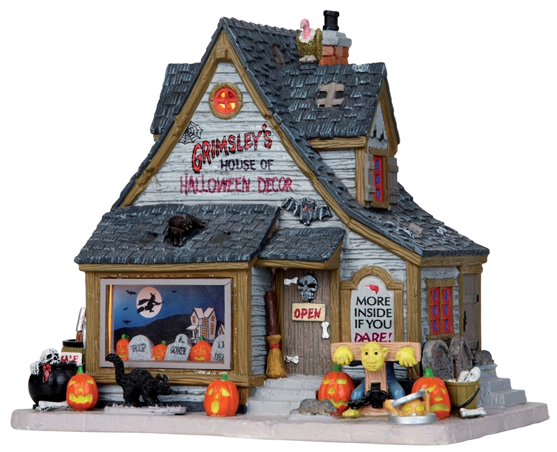 Grimsley's House Of Halloween Decor Lemax Village