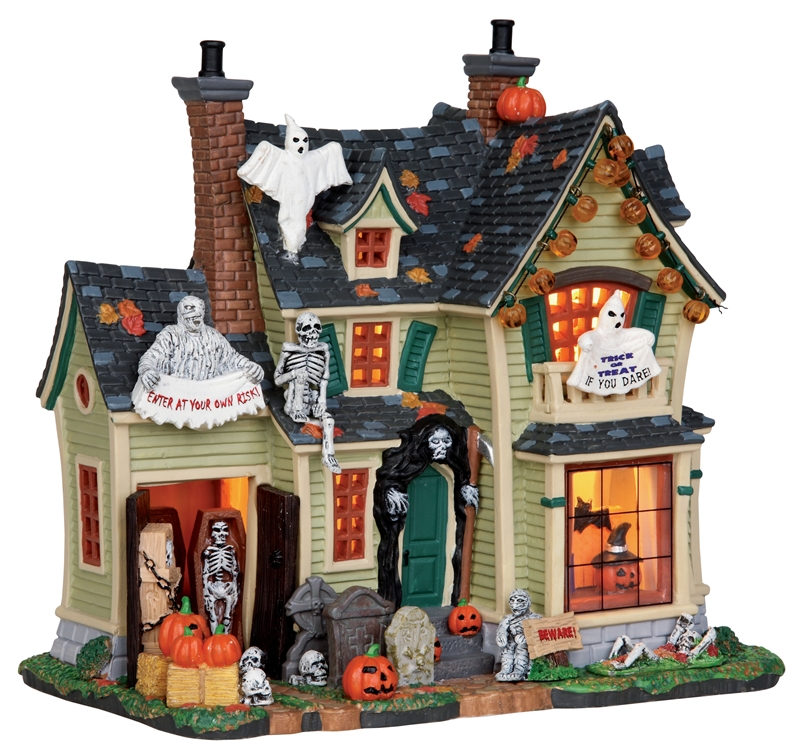 Scariest Halloween House Lemax Village